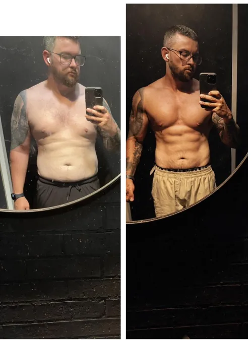 M/30/182cm 101kg-79kg 22kg loss from September 2025-March 2026 6 months