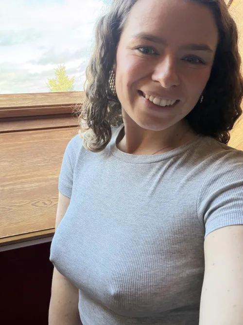 my nipples are hard, wanna feel them?