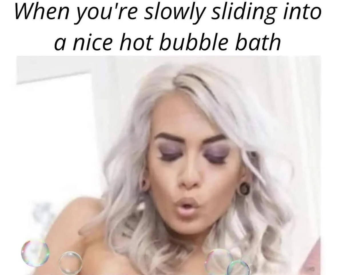 Nothing like a good soak 