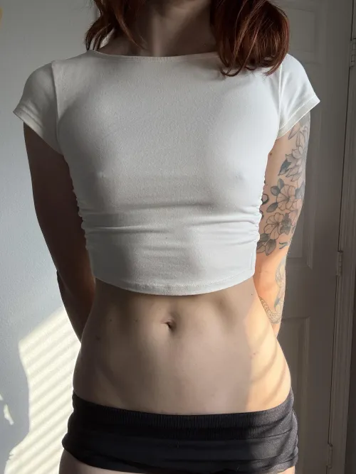 Pokies said no bra today