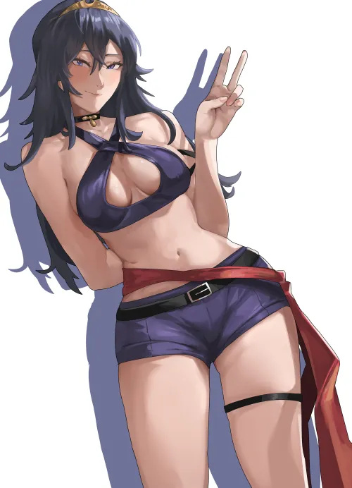Shy Summer Lucina (bonemanjake)