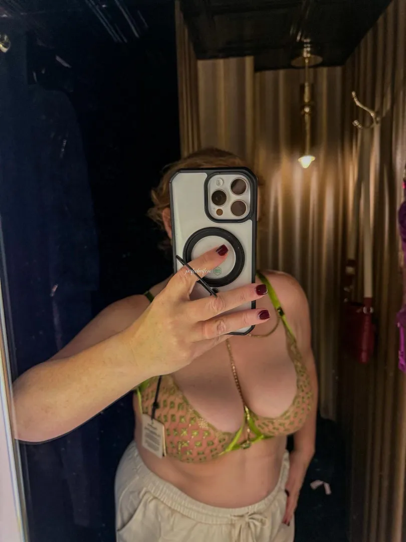 Sneaking pics from the dressing room of the Honey B store in Covent Garden