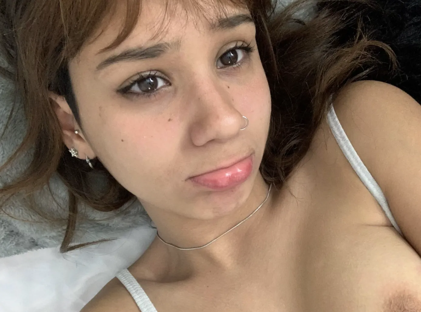 The pouty face doesn't mean I'm sad, I was just told by a few people it looks cute.