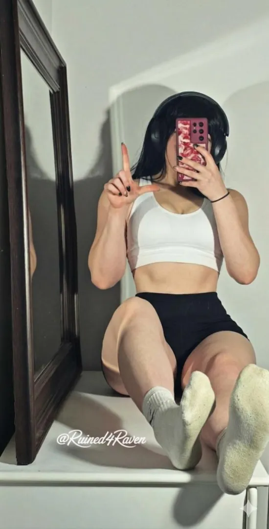 Twitching for my gym socks , freak!