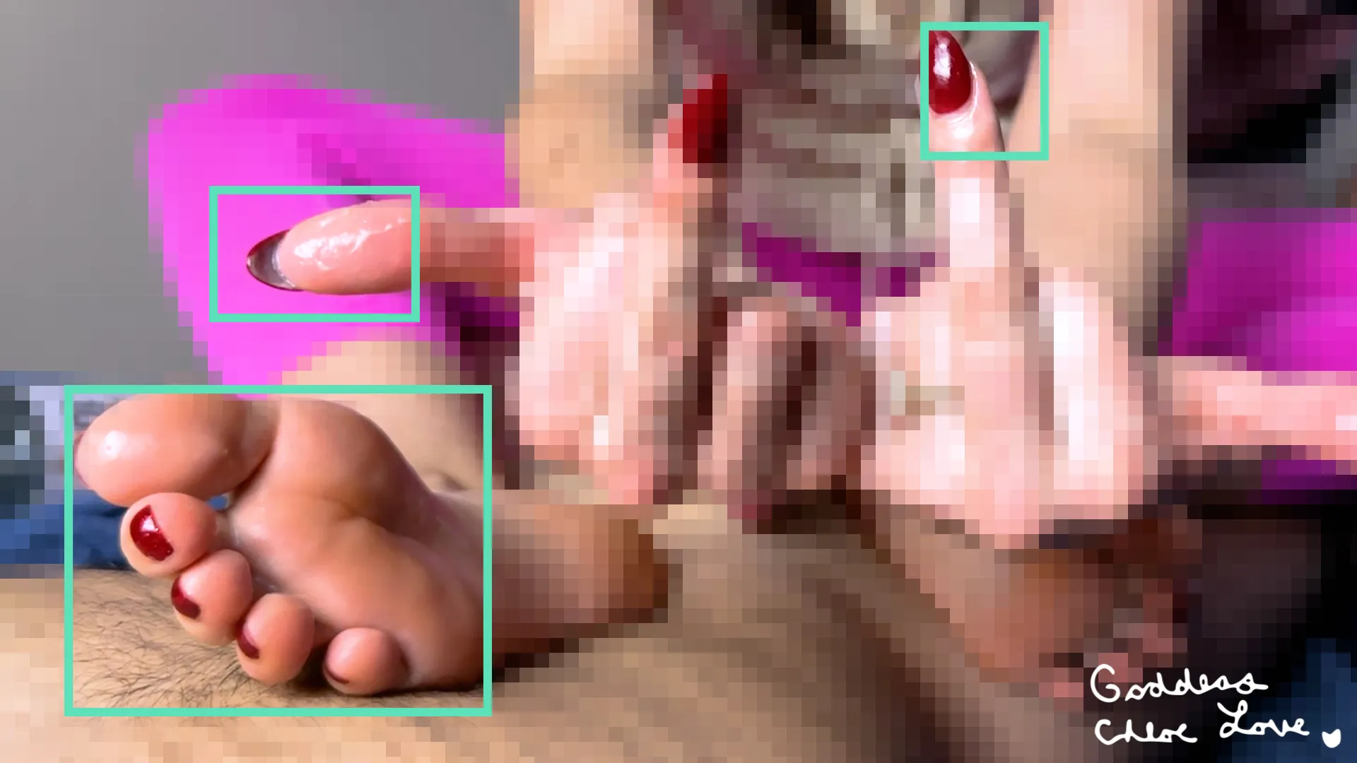 you get to lick in between the pixels 