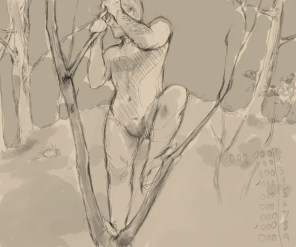 Anatomy/Environment Study [On Climbing Trees]