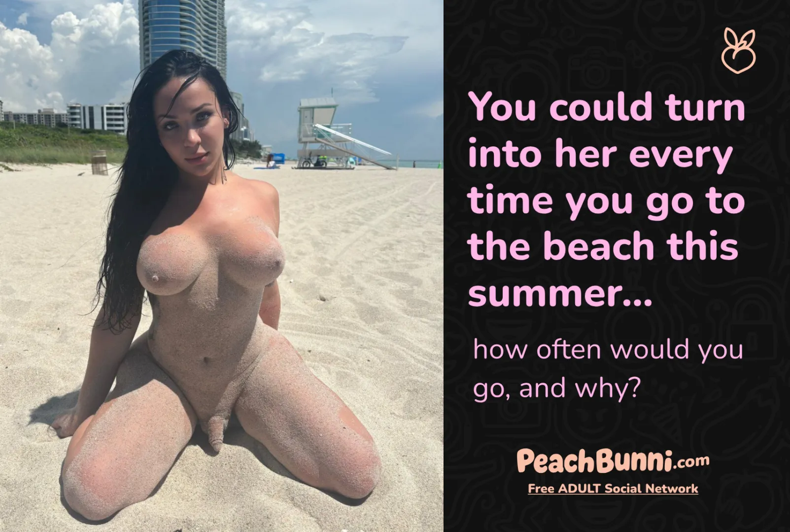 And the only thing you're allowed to wear is a plug