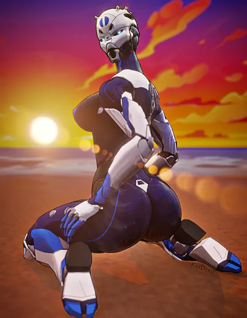 Beach day with Elsie (@KezDexo)