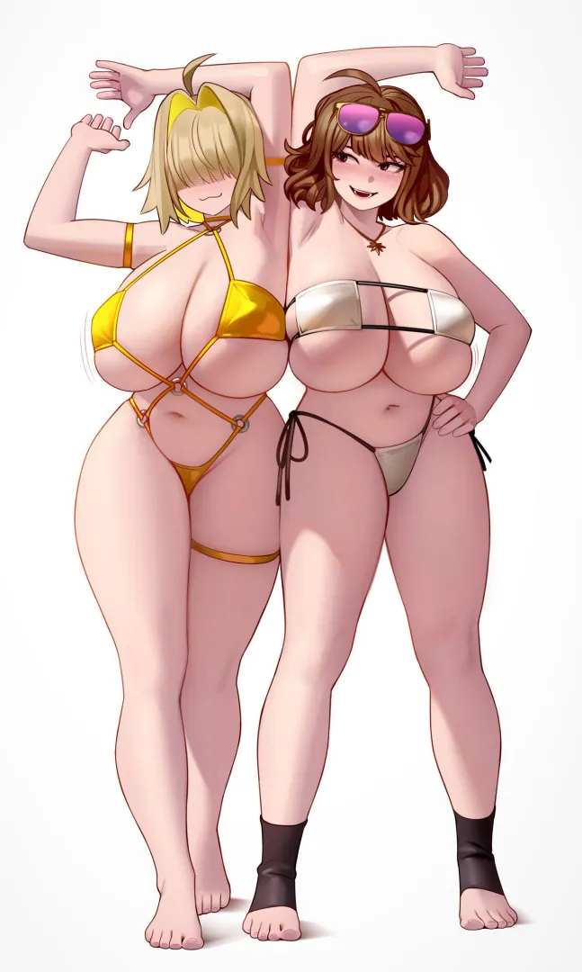 Bikini Babes Elegg and Anis (Kairunoburogu)