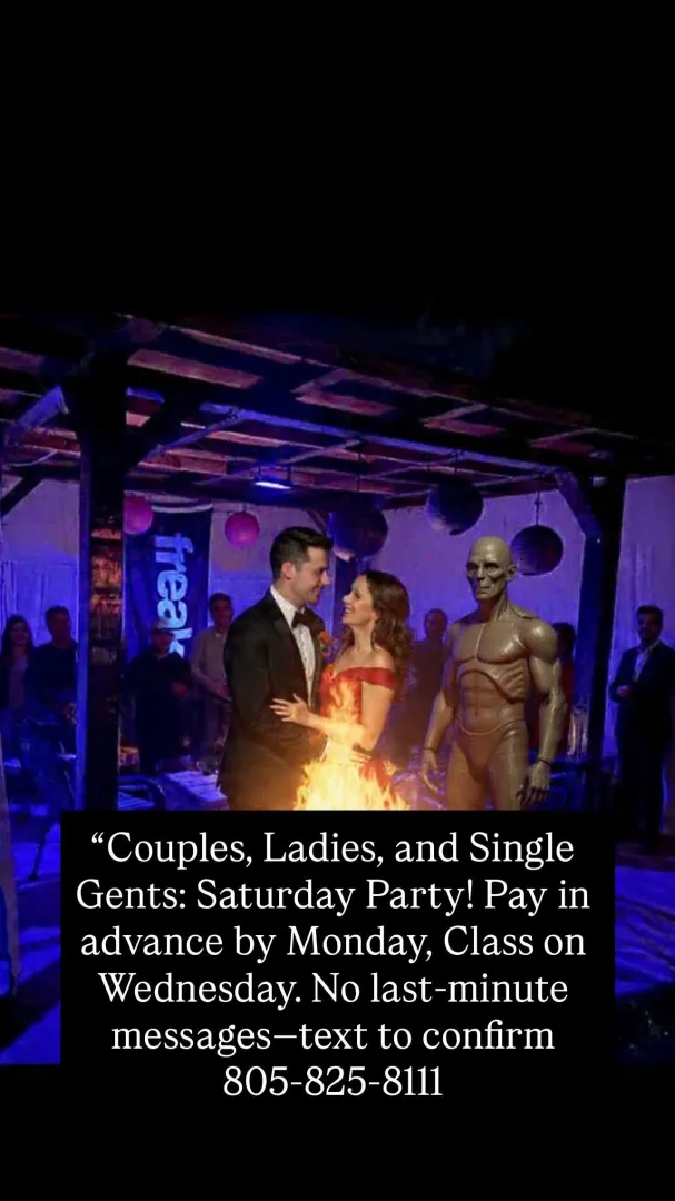 Class in Wednesday event Saturday