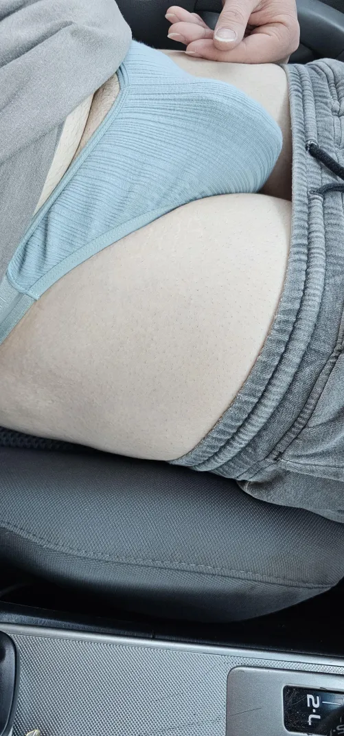 Got an hour sitting in the car.