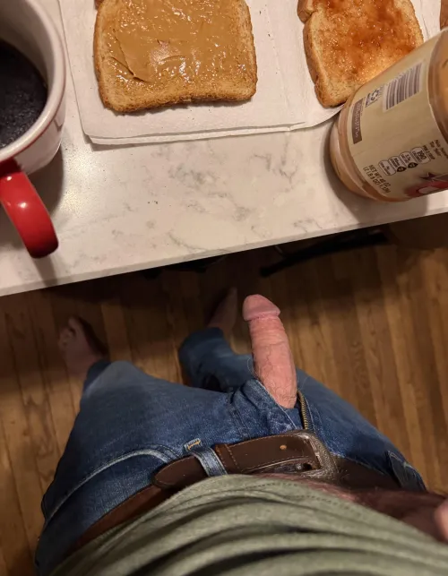 Key word spread. Making lunch and thought of your legs…