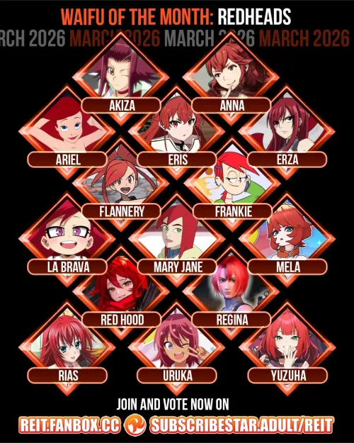 ️ MARCH 2026 – WAIFU OF THE MONTH POLL ️