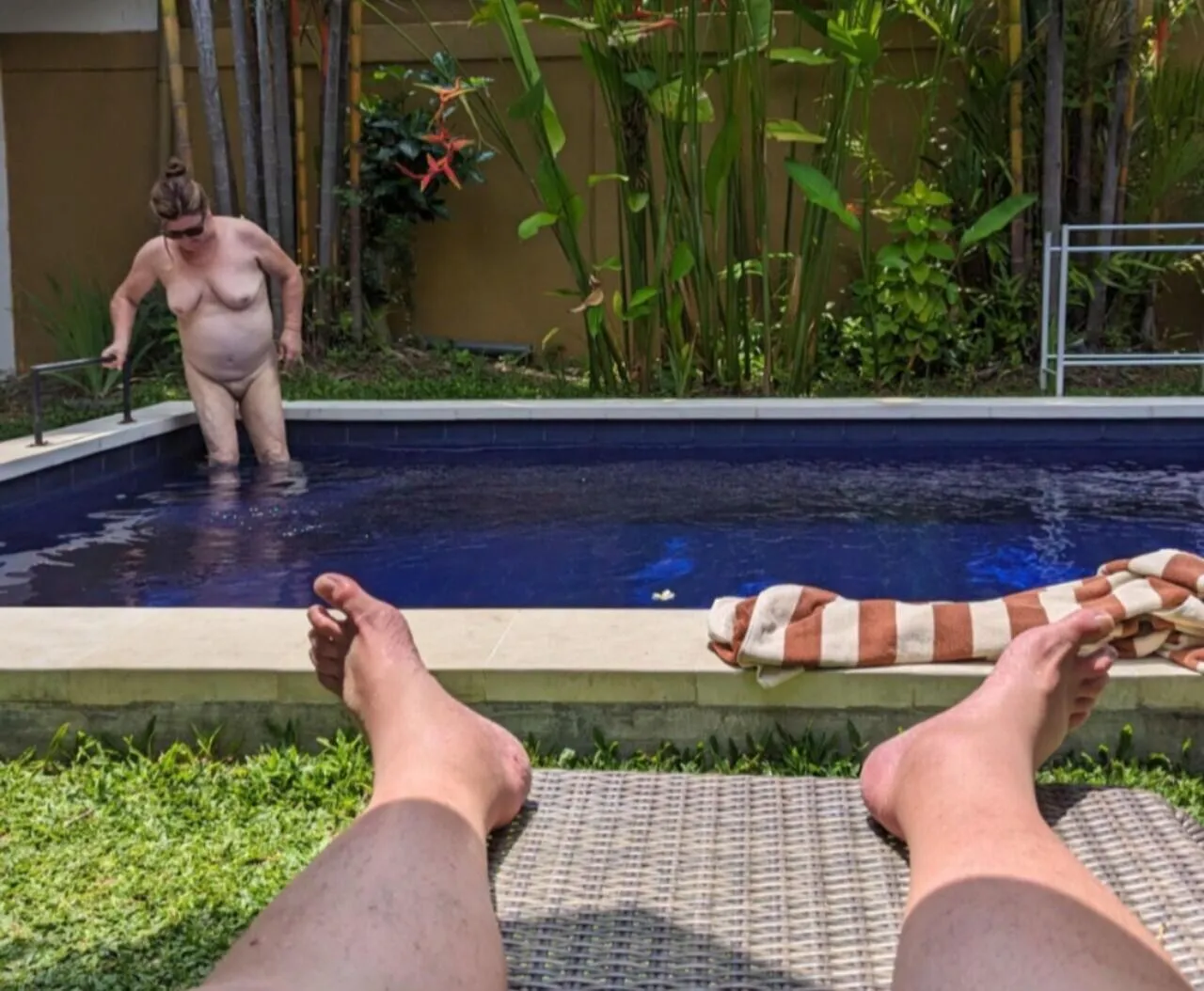 My 59yo wife in Bali