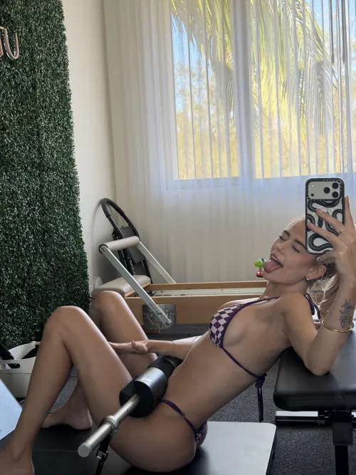 ready to sweat or maybe just get distracted by me?