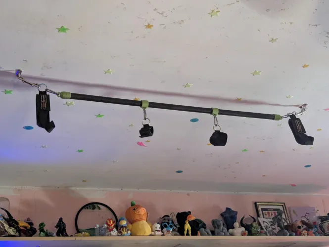 Spreader bar build with mostly 3D printed hardware