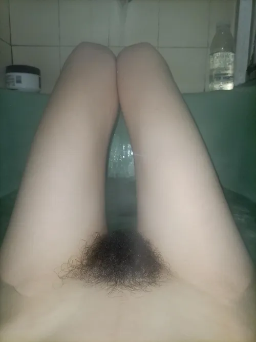 super pale with a dark bushhhh