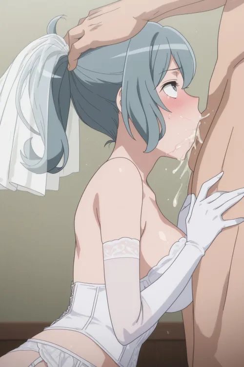 Syr celebrating her wedding