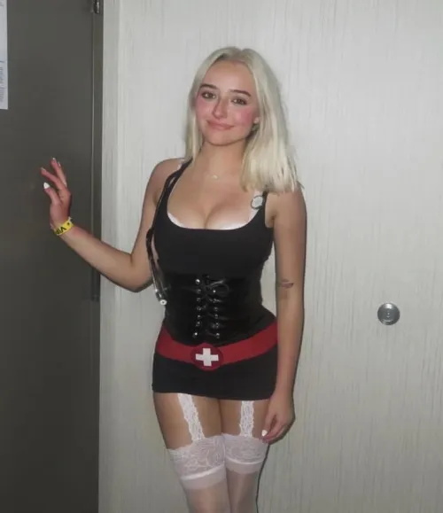 You found a computer program that could literally rewrite reality. You hadn’t used it for anything big yet. Your stepsister walks in dressed as a slutty nurse, must be theme night at the club she works at. “Help! I was playing with that character edi