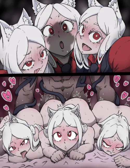 Cerberus loves to play (Artist:@uVBwsoDrgRIDOpl)