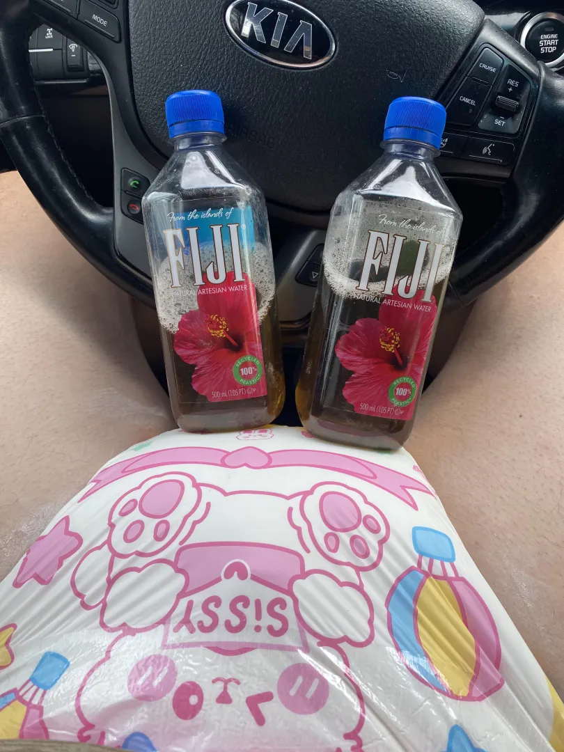 Daddy saved me his pee to wear today