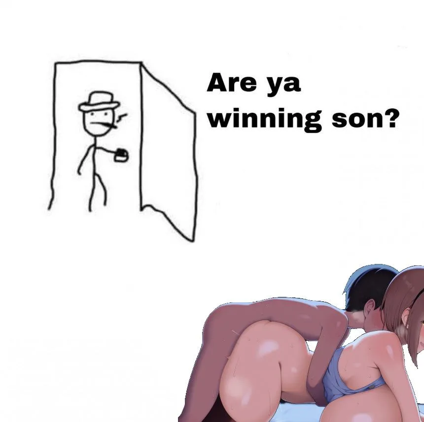 I think he is winning [OC meme]