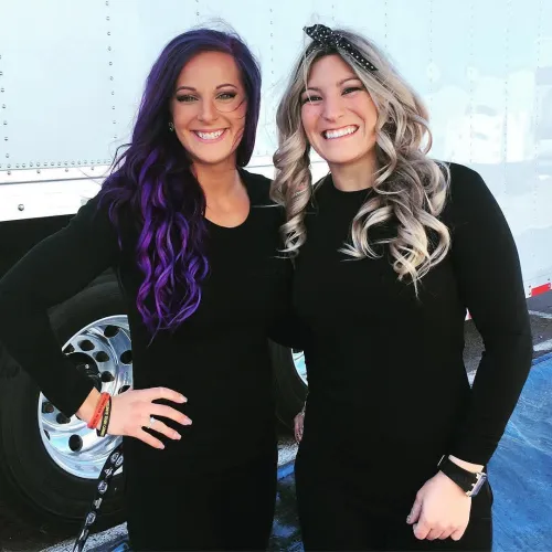 Kayla Blood and Cynthia Gauthier