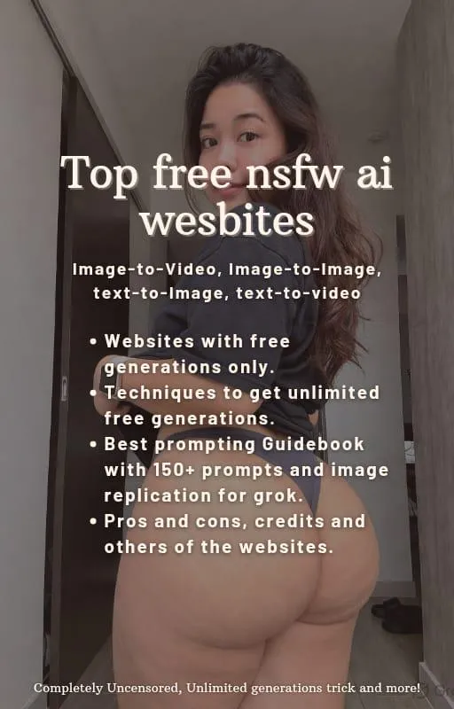 List of Free/Unlimited AI NSFW Websites + Prompts and more!