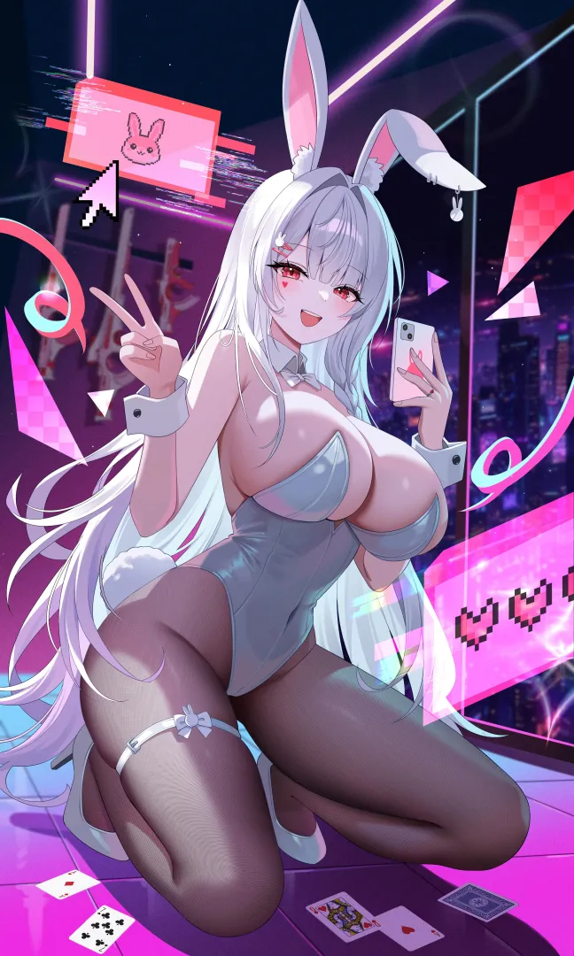 Playing card and phone (yus2ei) [Original]