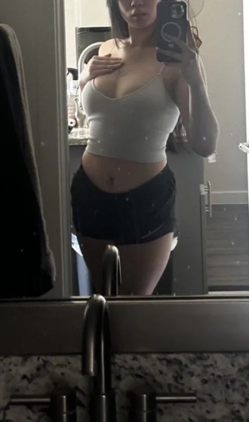 She is built for erotic fantasy, hot wife material