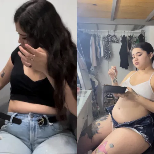 Sometimes I don’t notice my progress, but today I found a pic from my first video… now I’m a cow