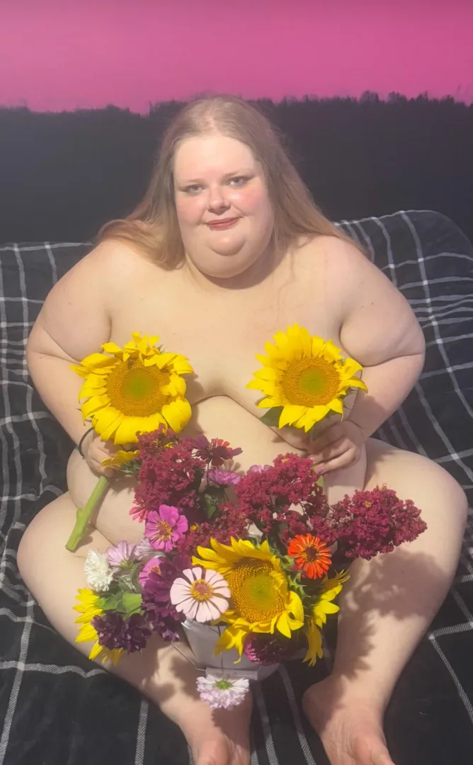 The flowers are blooming