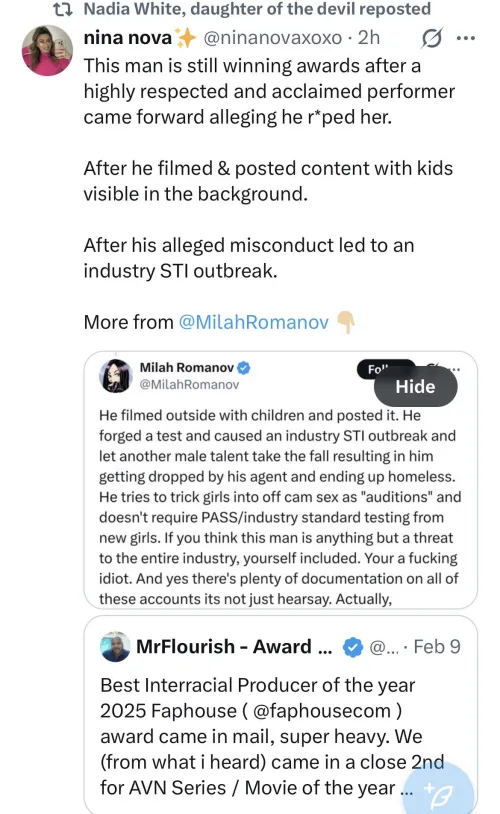 They bringing up the Mr flourish allegations again