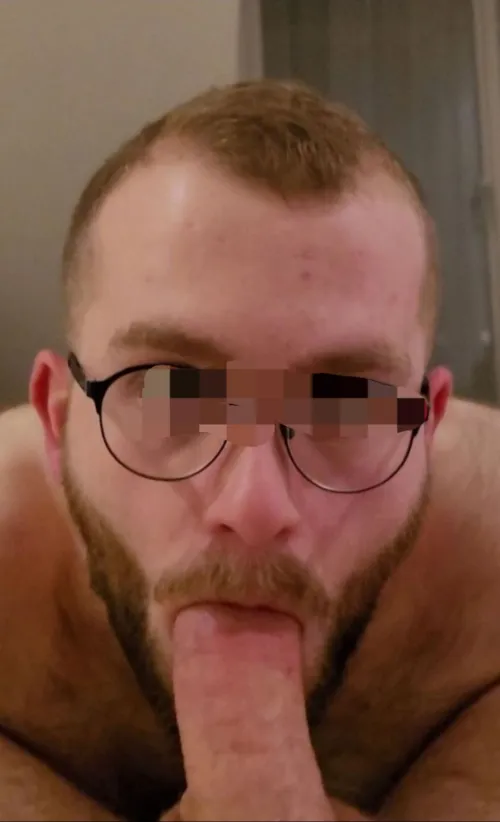 This is me worshipping a real man's cock. Number of upvotes is the number of domtops I'll let facefuck me by the end of the year