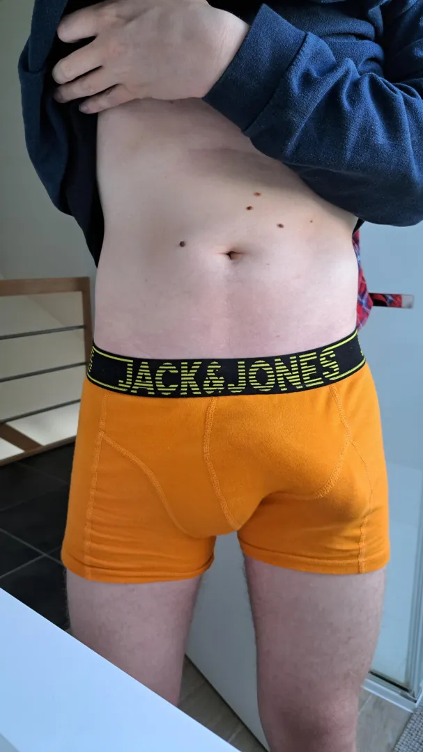 Unapologetically hung at my dorm