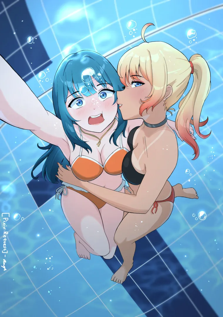 Underwater shenanigans [Original characters]