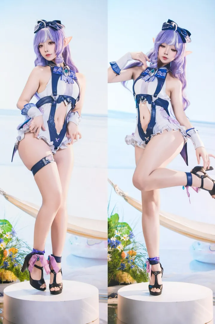 @usadango27 ZZZ Zenless Zone Zero Vivian Beach Swimsuit Cosplay