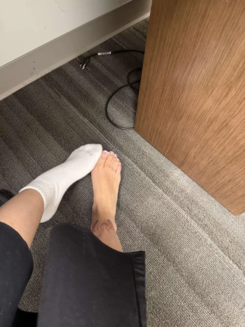 Worn socks make you feel better 