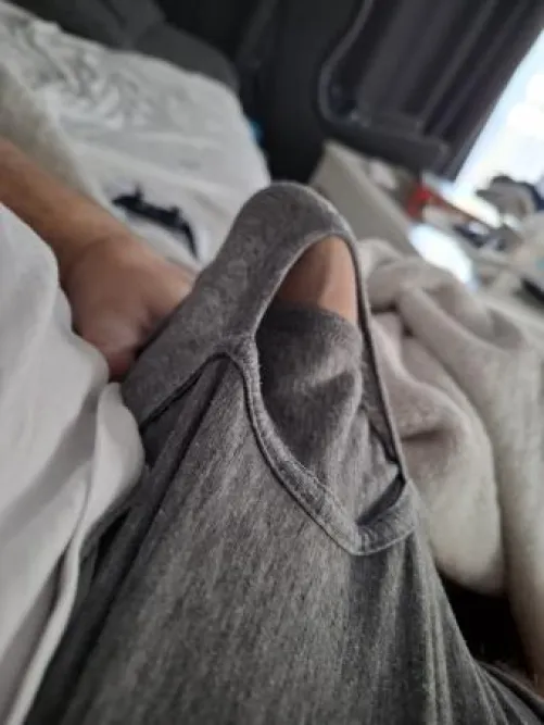 [44] horny officer alone at home before shift