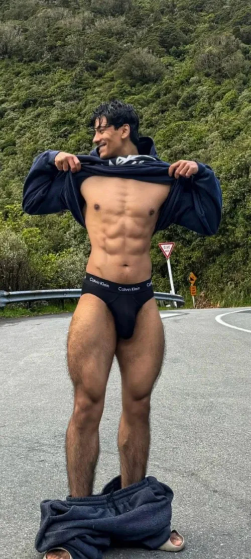 A pixie found the human out hiking with his small pal, eager to flirt with him, the pixie possessed the human. The human didn't notice anything different as he shows off his body for his pal and told him to use him like a toy. Seems like the two will ha