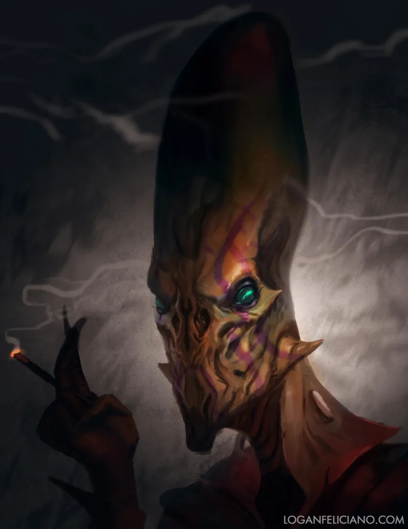 Alien Portrait by Logan Feliciano