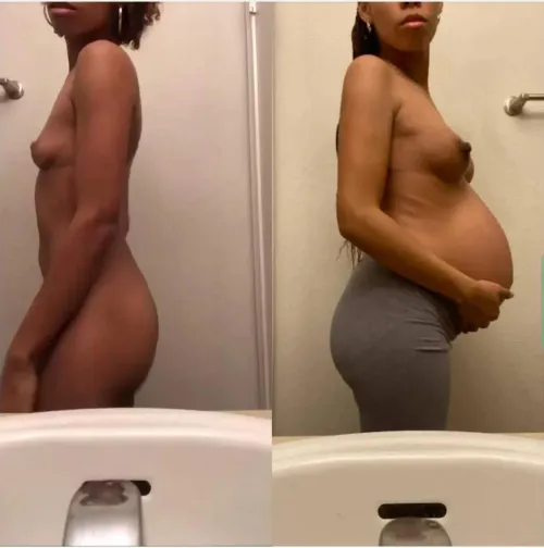 Do you like how i look bred carrying your baby?