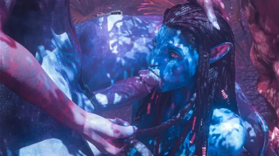 Futa Varang having fun with Neytiri