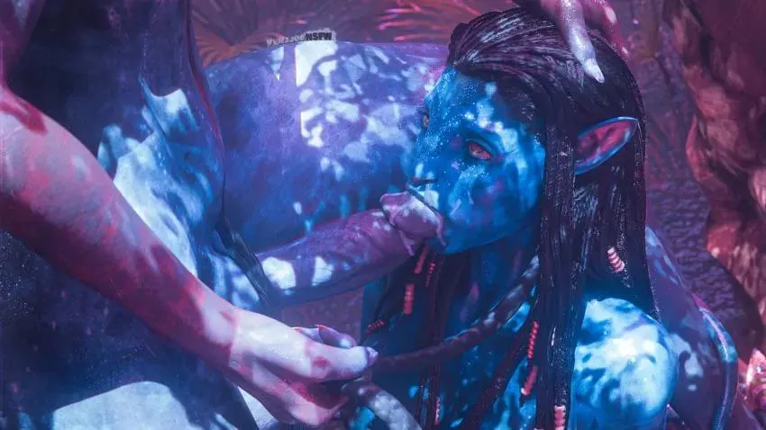 Futa Varang having fun with Neytiri