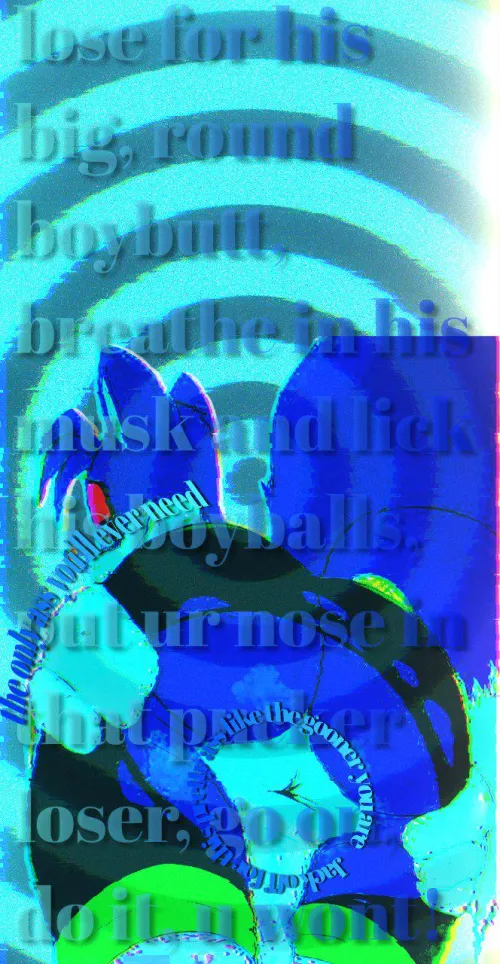 Get to planting your face in tails' big ol' boybutt you gooner~