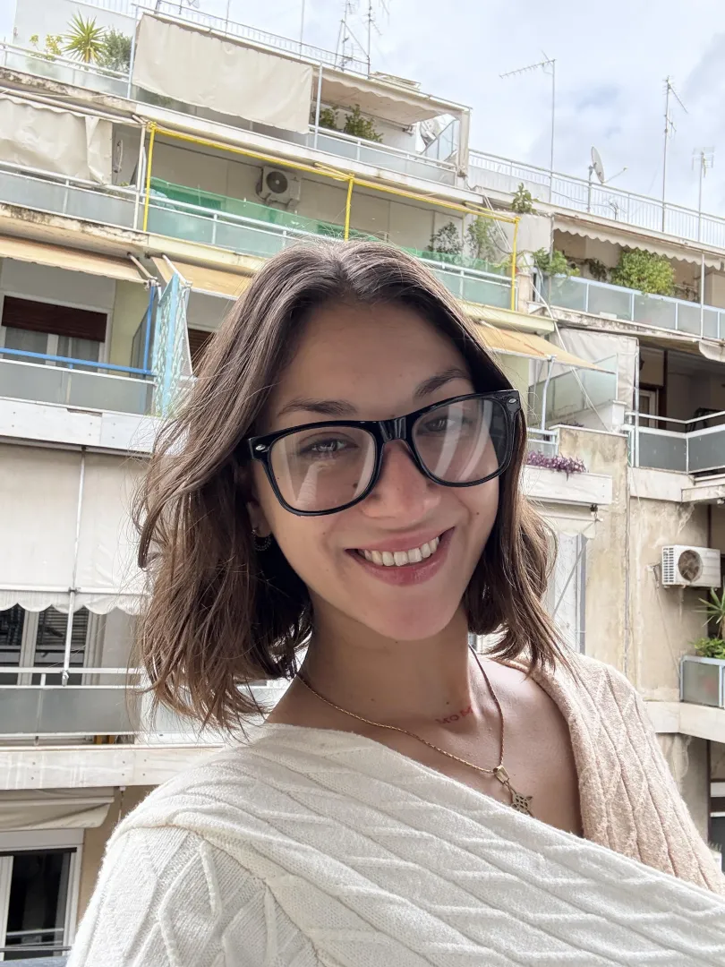 grinning at my phone like I just got good news