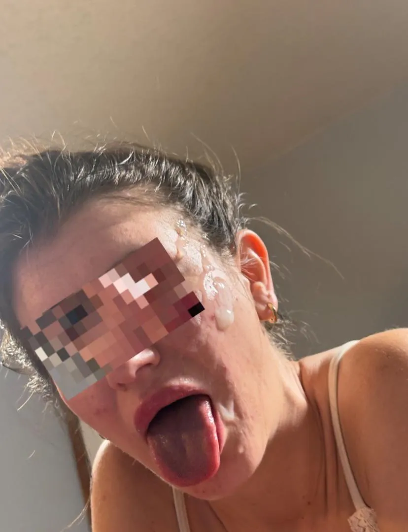 I love when it drips down my chin