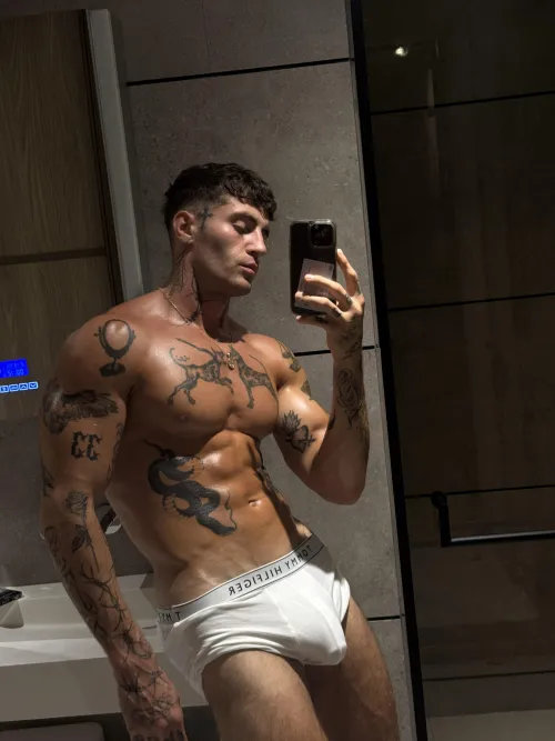 It must surprise you when you pull it down.