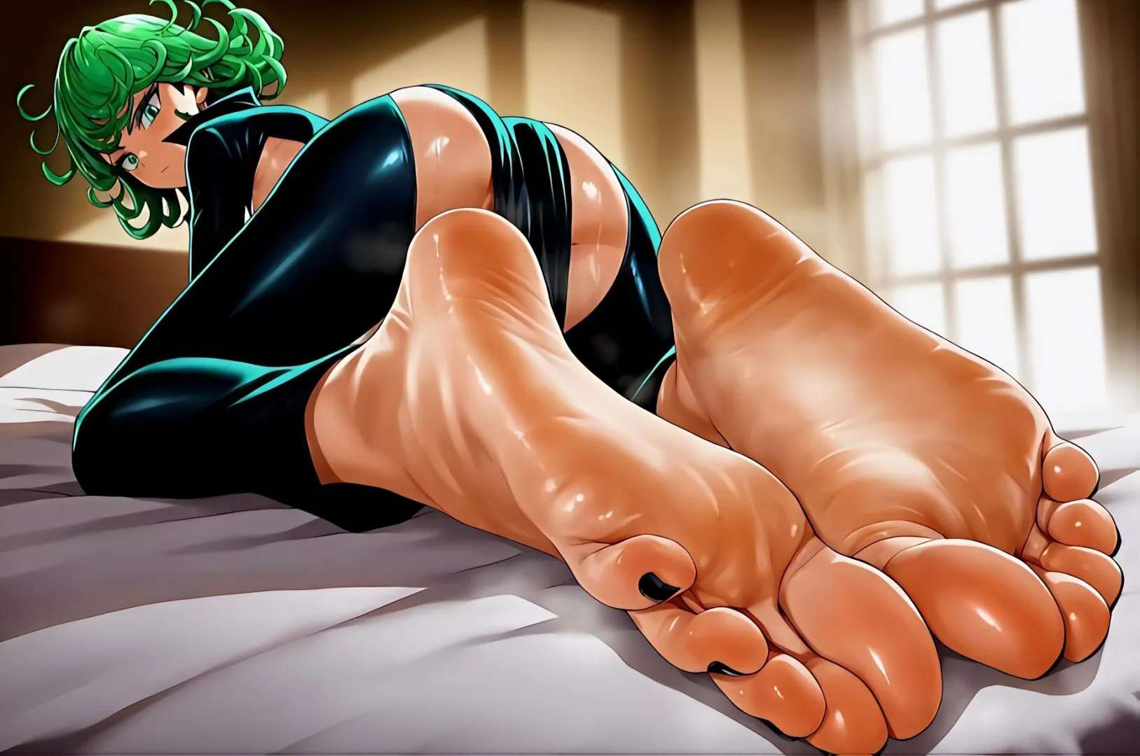 Little hero, who do you think you are? You don't deserve to look at my feet.