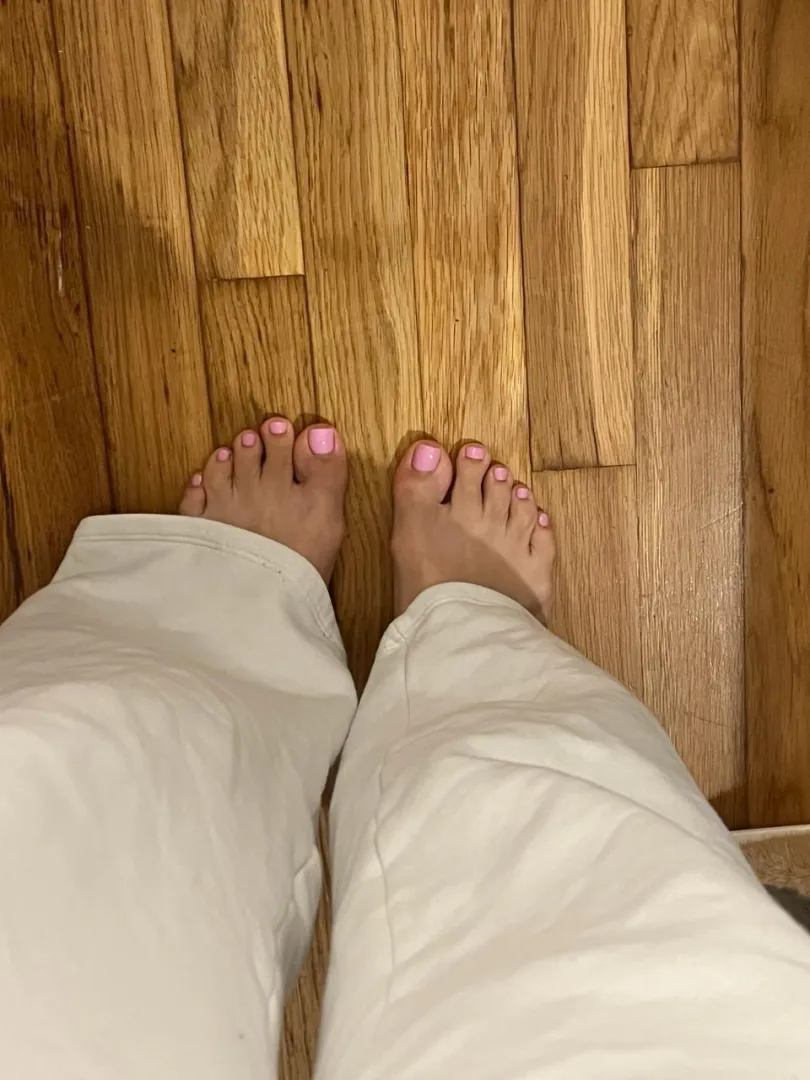 My cute little feet are waiting for attention  Who’s admiring?